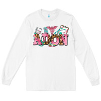 White adon nurse Long Sleeve Tee - AdoDesignShop