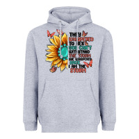 Heather Grey they whispered to her you can't withstand the stor Heavyweight Hoodie - MaliasSmallBusiness
