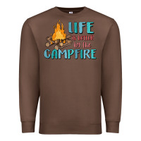 Chestnut life is better by the campfire Premium Sweatshirt - MaliasSmallBusiness