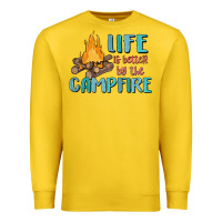 Lemon life is better by the campfire Premium Sweatshirt - MaliasSmallBusiness