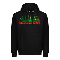 Black christmas trees libbey glass Premium Hoodie - BundleAndBundleShop