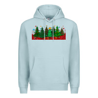 Blue Mist christmas trees libbey glass Premium Hoodie - BundleAndBundleShop