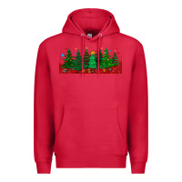 Cardinal christmas trees libbey glass Premium Hoodie - BundleAndBundleShop