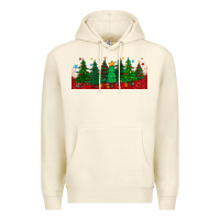 Sandshell christmas trees libbey glass Premium Hoodie - BundleAndBundleShop