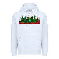 White christmas trees libbey glass Premium Hoodie - BundleAndBundleShop