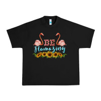Black be flamezing flamingo Urban Heavy Tee - BarkalooDesign