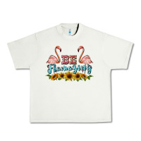 Pistachio be flamezing flamingo Urban Heavy Tee - BarkalooDesign