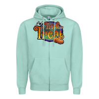 Seafoam trick or treat black Zipper Hoodie - JahusDesignShop