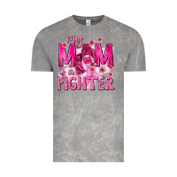 Cloud Rock My Mom Is a Fighter with Ribbon Vintage Tee - texasbilliewilder
