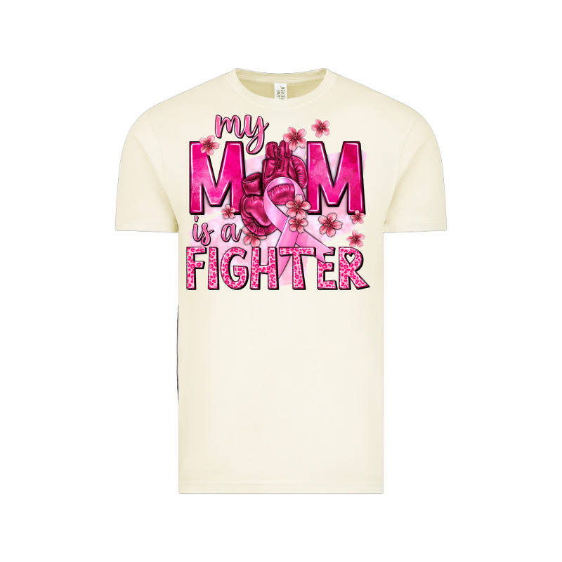 My Mom Is A Fighter With Ribbon Vintage Tee by texasbilliewilder | Teevron