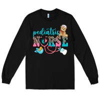 Black pediatric nurse Long Sleeve Tee - AdoDesignShop