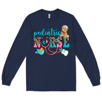 Navy pediatric nurse Long Sleeve Tee - AdoDesignShop
