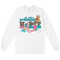 White pediatric nurse Long Sleeve Tee - AdoDesignShop