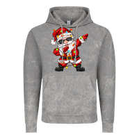 Cloud Rock dabbing santa with christmas lights Vintage Hoodie - Zillion Design Studio