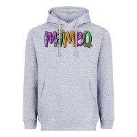Heather Grey mardi gras mambo Heavyweight Hoodie - MaliasSmallBusiness