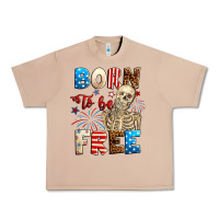 Burro Born to be free with skeleton 4th of july Urban Heavy Tee - Neo Western
