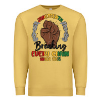 Antique Gold every chain since 1865 juneteenth Premium Sweatshirt - MaliasSmallBusiness