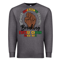 Charcoal Heather every chain since 1865 juneteenth Premium Sweatshirt - MaliasSmallBusiness