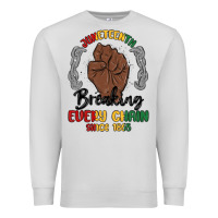 Dove Grey every chain since 1865 juneteenth Premium Sweatshirt - MaliasSmallBusiness