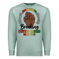 Seafoam every chain since 1865 juneteenth Premium Sweatshirt - MaliasSmallBusiness