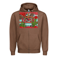 Chestnut fiesta with pepper Zipper Hoodie - Artiststas