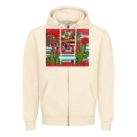Sandshell fiesta with pepper Zipper Hoodie - Artiststas