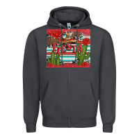 Smoke fiesta with pepper Zipper Hoodie - Artiststas