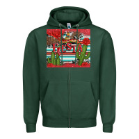 Sports Green fiesta with pepper Zipper Hoodie - Artiststas