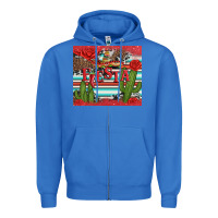 True Royal fiesta with pepper Zipper Hoodie - Artiststas