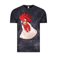 Cloud Black silly chicken head Vintage Tee - RanaPortraitStore