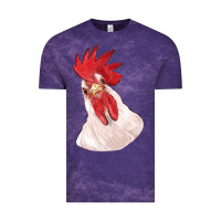 Cloud Purple silly chicken head Vintage Tee - RanaPortraitStore