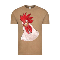Vintage Coffee silly chicken head Vintage Tee - RanaPortraitStore