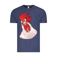 Vintage Denim silly chicken head Vintage Tee - RanaPortraitStore