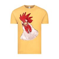 Vintage Mustard silly chicken head Vintage Tee - RanaPortraitStore
