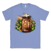 Colony Blue sunflower coffee cup cactus Classic Tee - JahusDesignShop