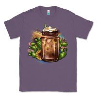 Lavender sunflower coffee cup cactus Classic Tee - JahusDesignShop