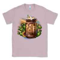 Lilac sunflower coffee cup cactus Classic Tee - JahusDesignShop
