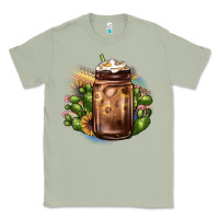 Matcha sunflower coffee cup cactus Classic Tee - JahusDesignShop