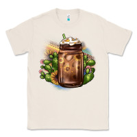 Natural sunflower coffee cup cactus Classic Tee - JahusDesignShop