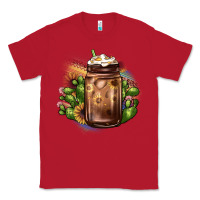 Red sunflower coffee cup cactus Classic Tee - JahusDesignShop