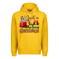 Lemon just a girl who loves christmas Premium Hoodie - BundleAndBundleShop