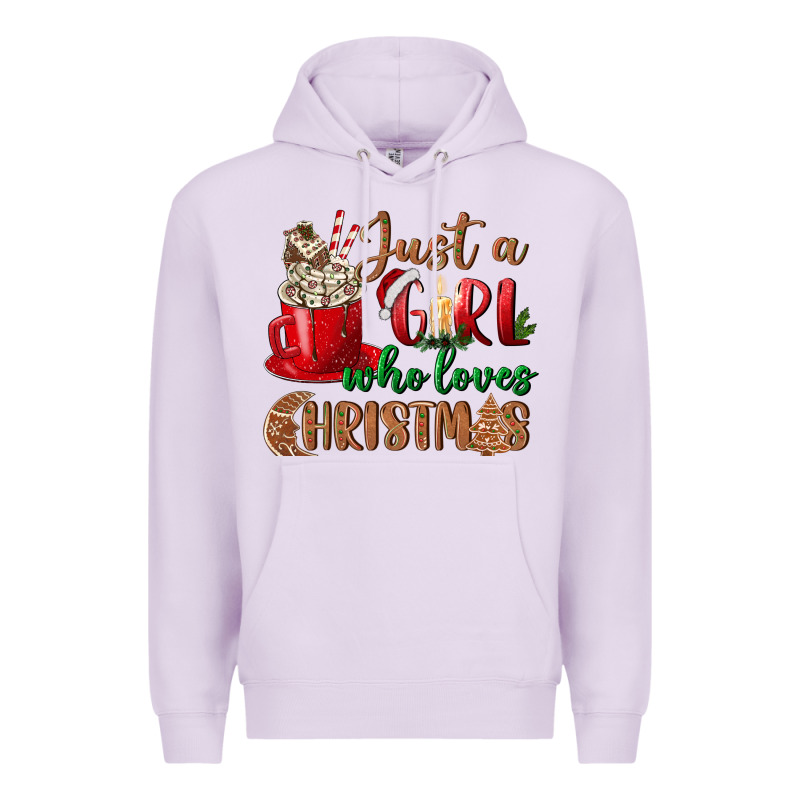 Just A Girl Who Loves Christmas Premium Hoodie by BundleAndBundleShop | Teevron