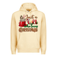 Pina Colada just a girl who loves christmas Premium Hoodie - BundleAndBundleShop