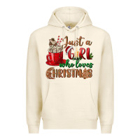 Tofu just a girl who loves christmas Premium Hoodie - BundleAndBundleShop