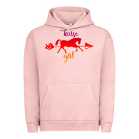 Pigment Salmon Horse Girl Urban Hoodie - Bettercallsaul