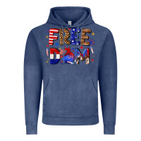 Vintage Denim fourth of july freedom Vintage Hoodie - texasbilliewilder