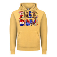 Vintage Mustard fourth of july freedom Vintage Hoodie - texasbilliewilder