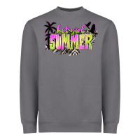 Storm hot girl summer with palms Heavyweight Sweatshirt - texasbilliewilder