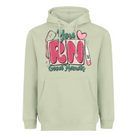 Matcha you rn good hands registered nurse Heavyweight Hoodie - MaliasSmallBusiness