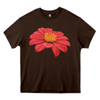 Chocolate Brown del sol sunflower Heavy Core Tee - LillyAllenDesigns